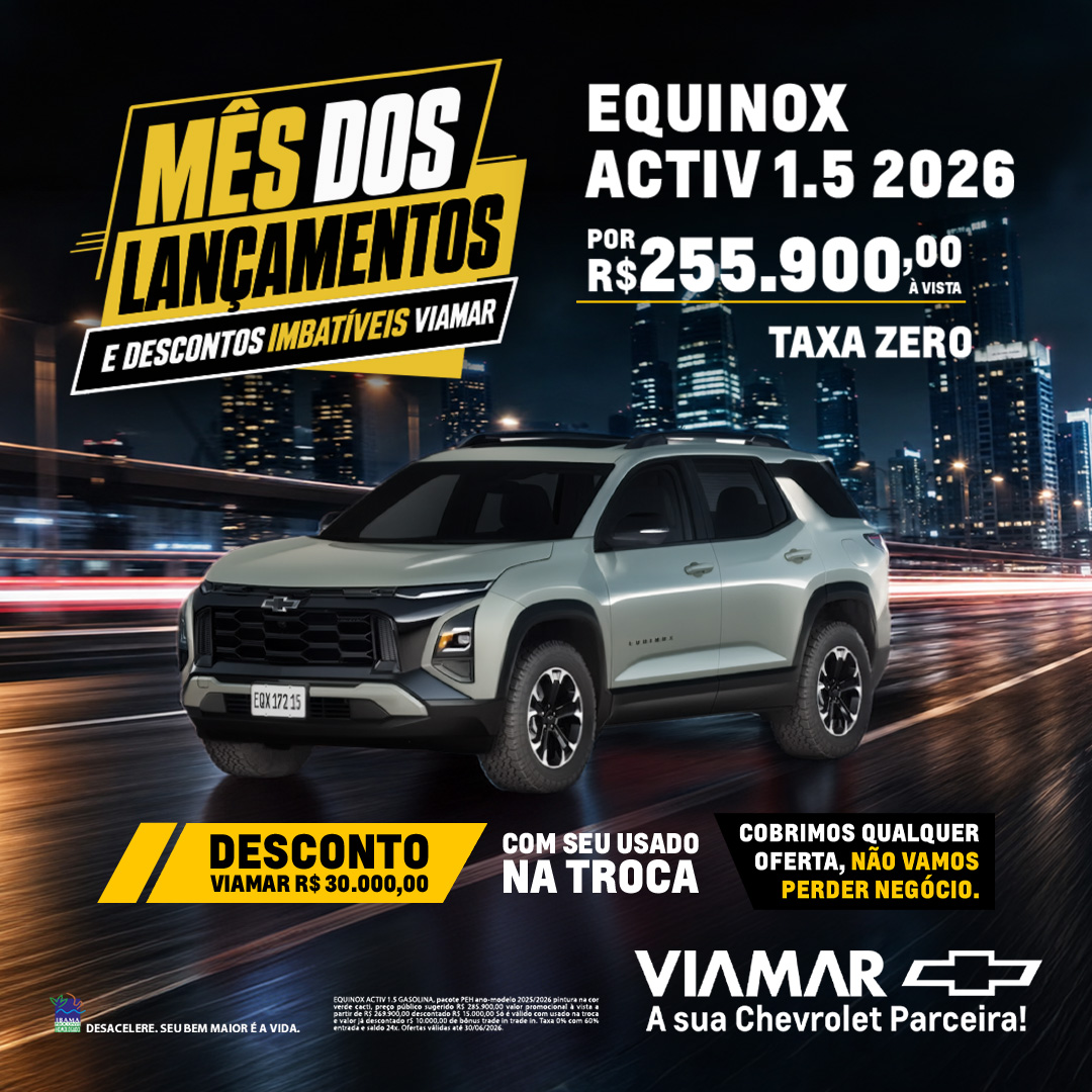 Oferta banner destaque EQUINOX ACTIV 1.5 2026