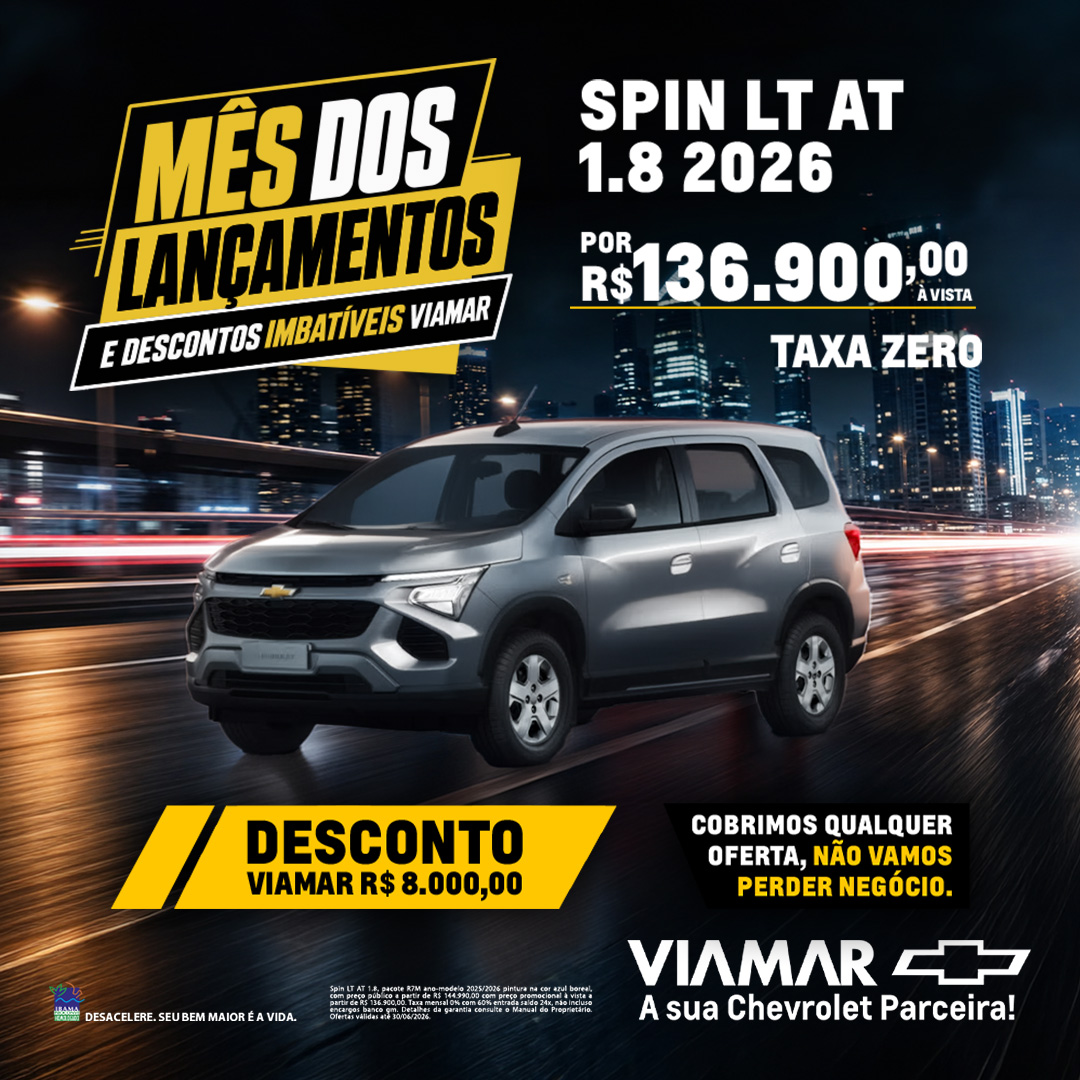 Oferta banner destaque SPIN LT AT 1.8 2026