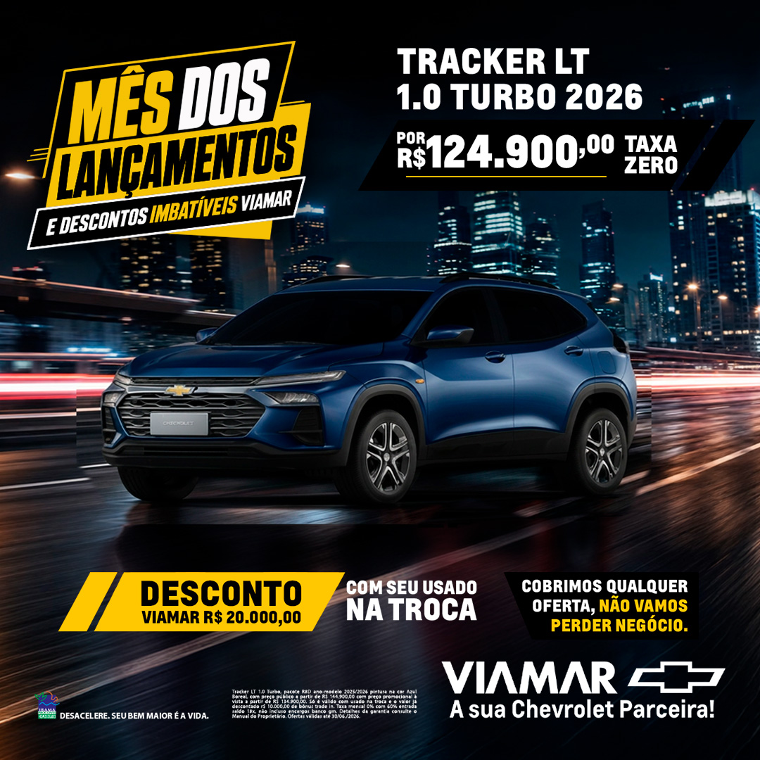 Oferta banner destaque TRACKER LT 2026