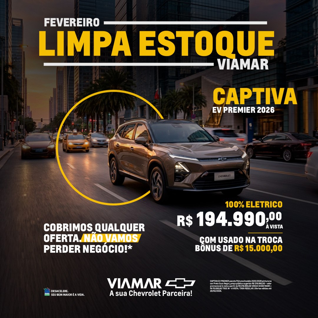 Oferta banner destaque CAPTIVA EV