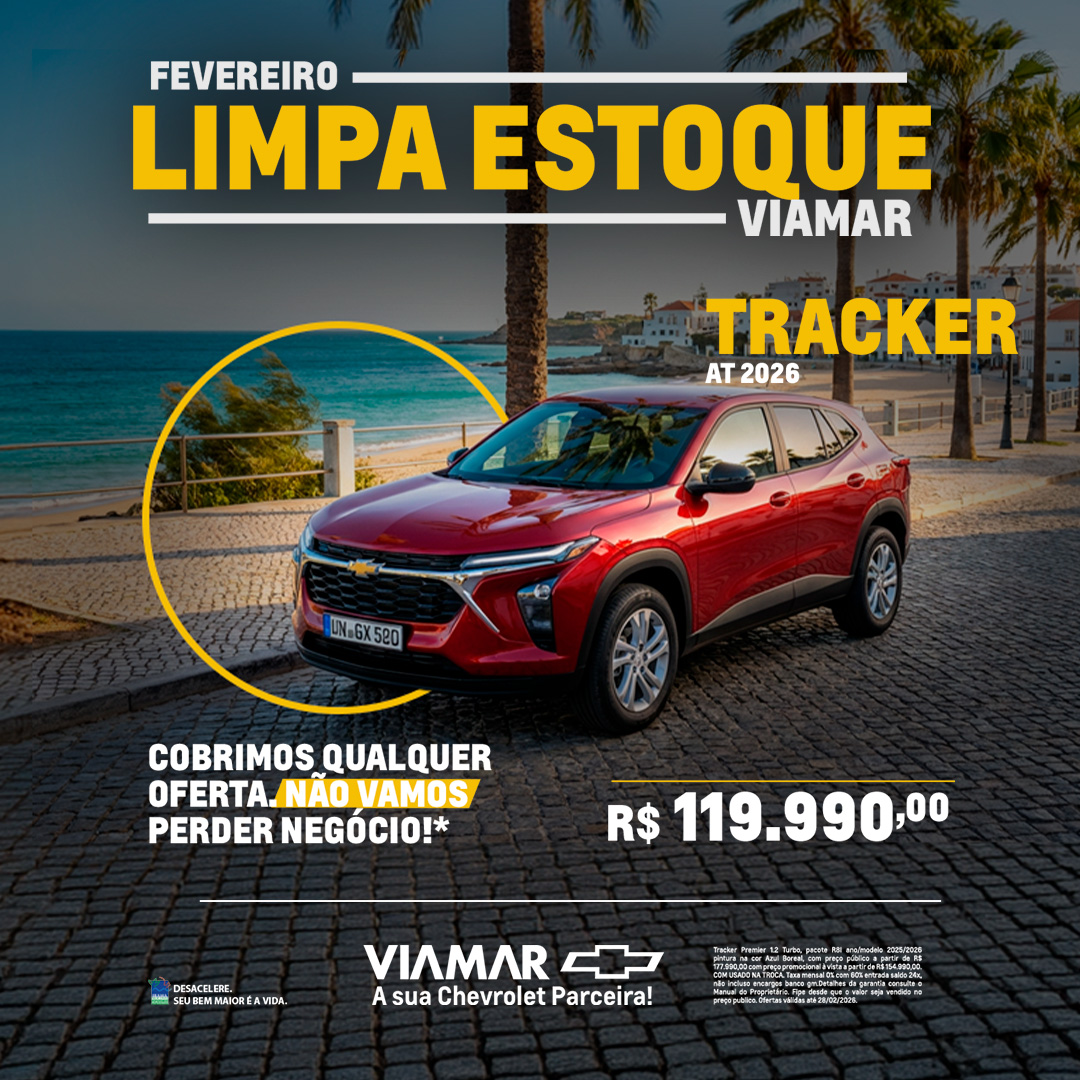 Oferta banner destaque TRACKER AT