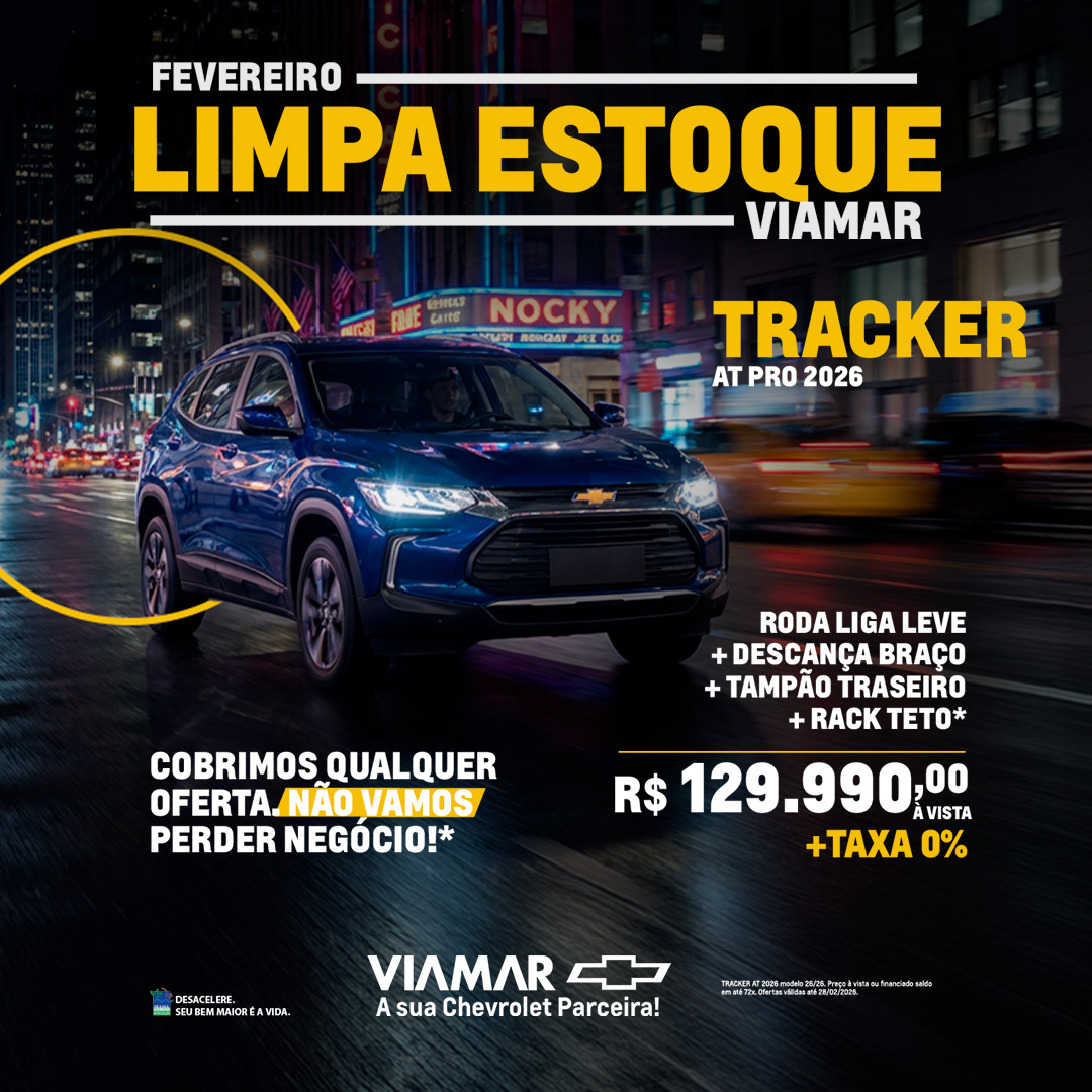 Oferta banner destaque TRACKER AT PRO