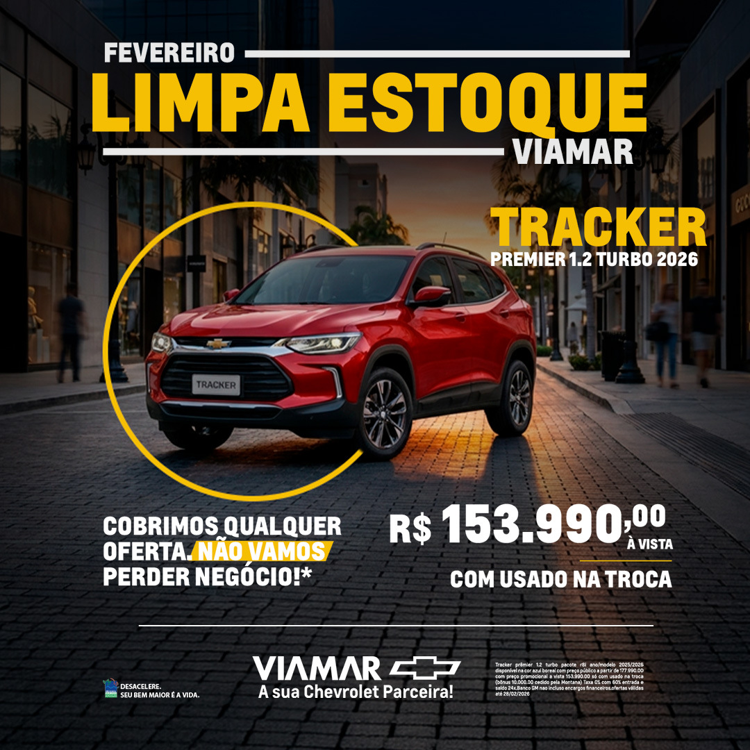 Oferta banner destaque TRACKER PREMIER
