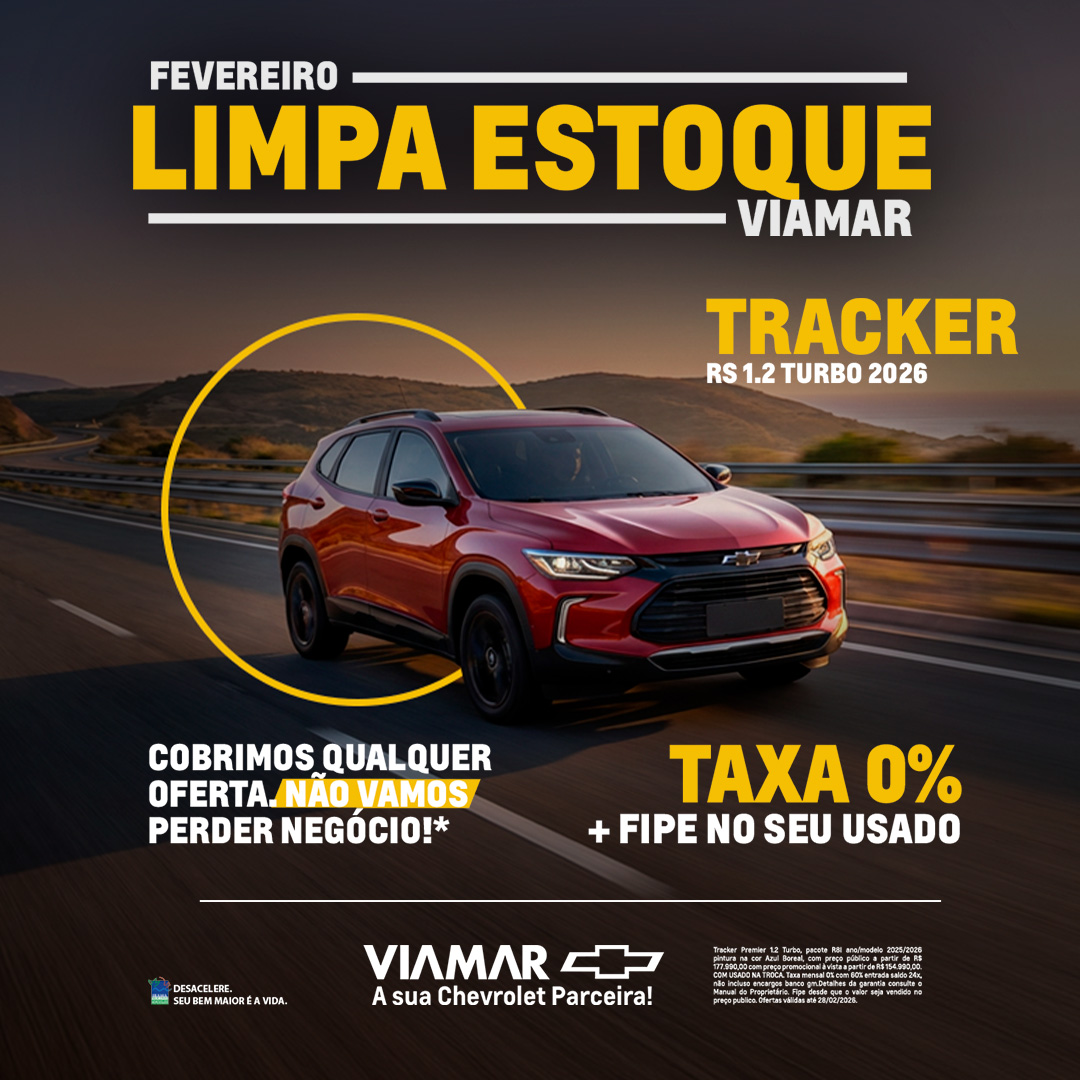 Oferta banner destaque TRACKER RS