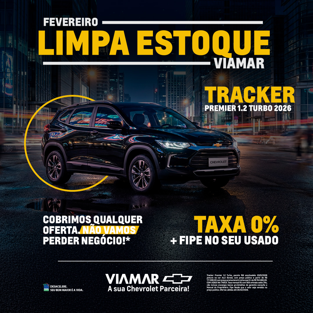 Oferta banner destaque TRACKER TURBO