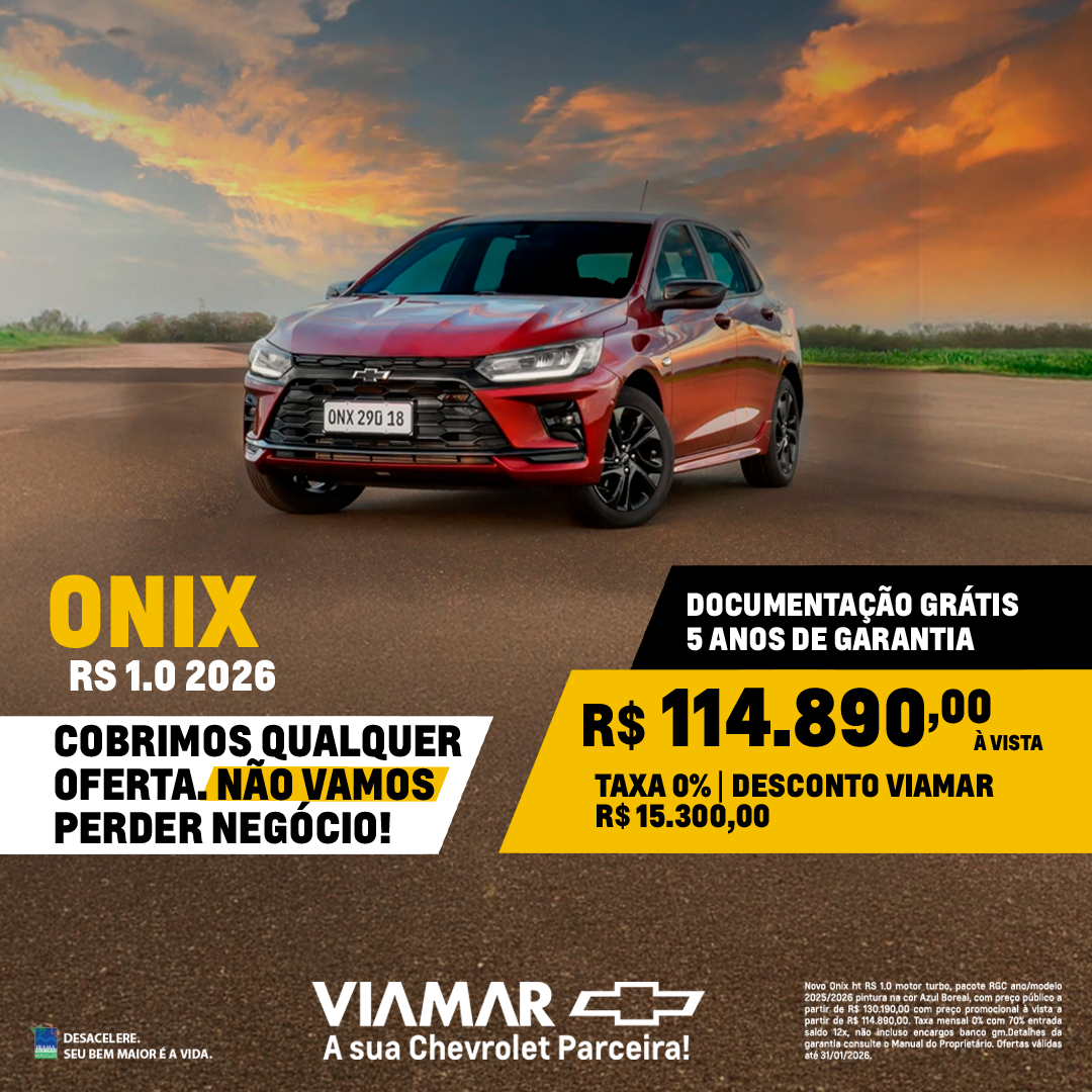 Oferta banner destaque ONIX RS 1.0
