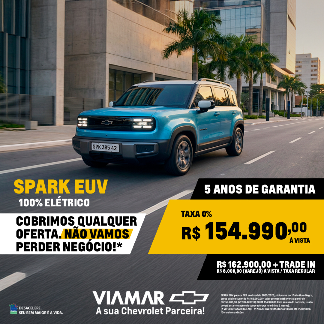Oferta banner destaque SPARK EUV ELÉTRICO