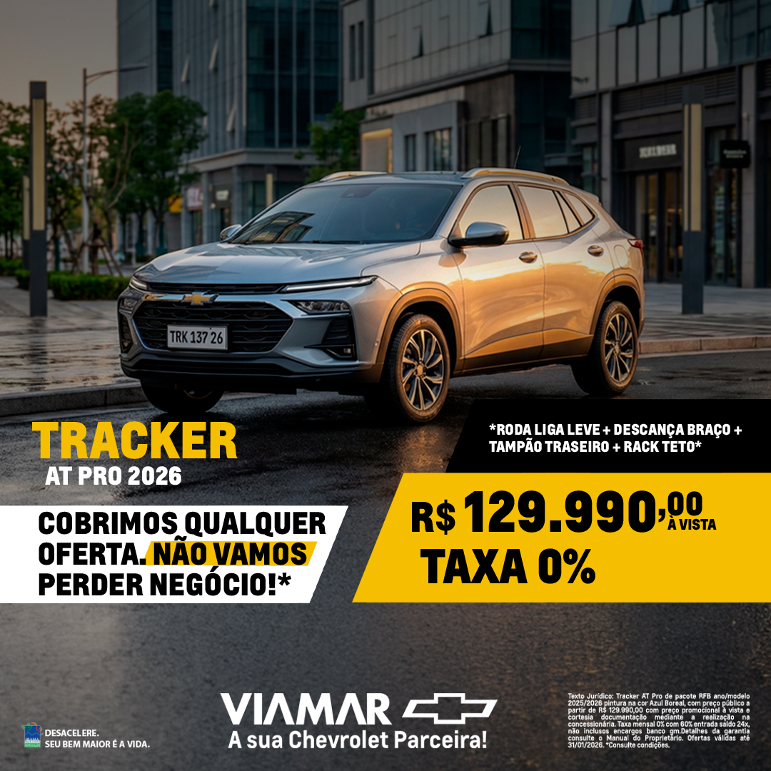 Oferta banner destaque TRACKER AT PRO