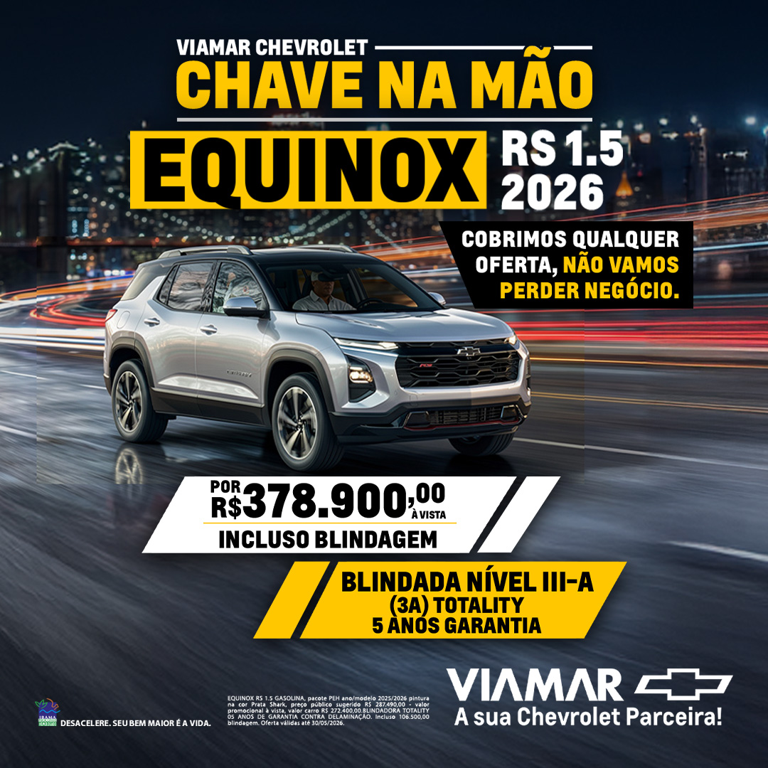 Oferta banner destaque EQUINOX RS 1.5 BLINDADA