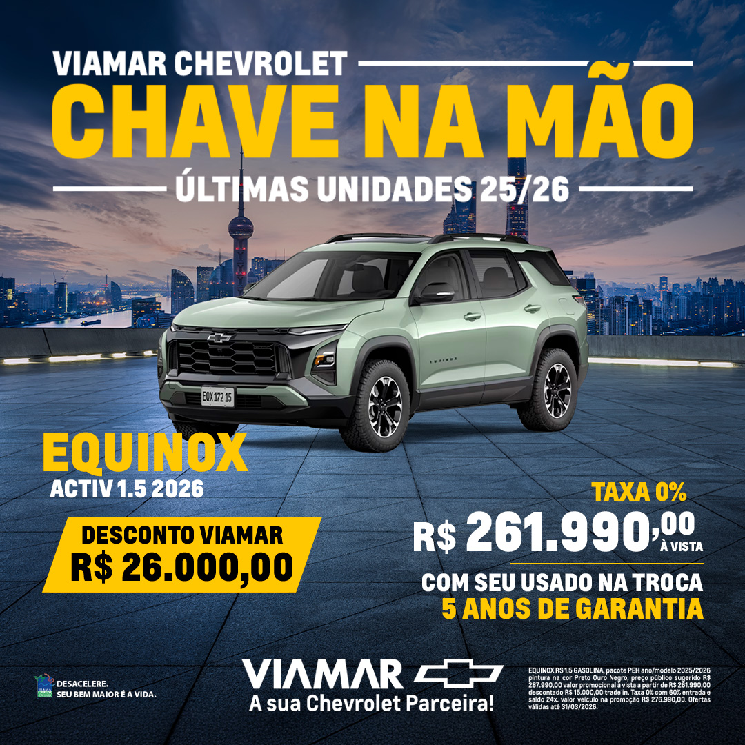 Oferta banner destaque EQUINOX ACTIV